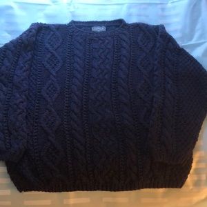 Claver kids’ cabled cotton sweater